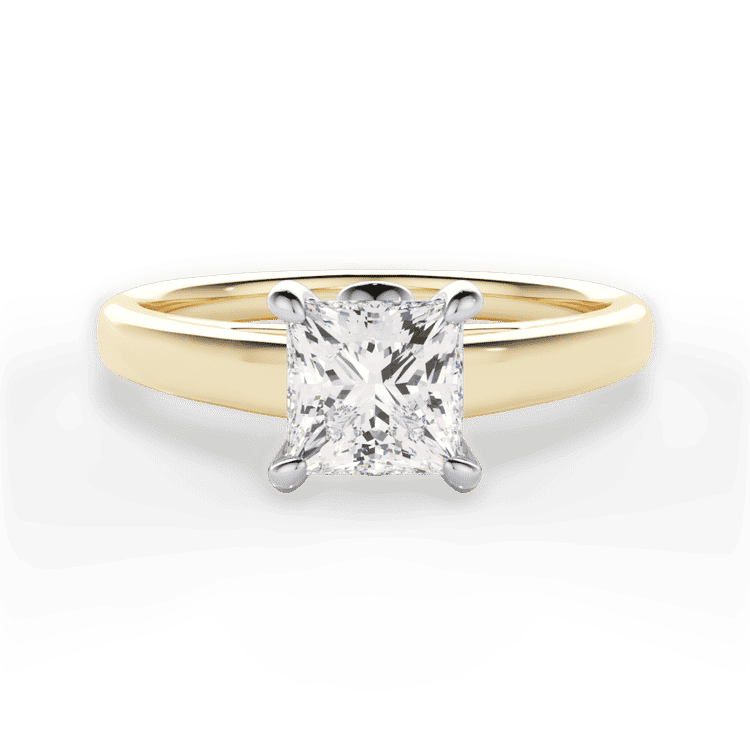 14kt Yellow Gold/18kt Yellow Gold/princess/top sku 1PCZ7234