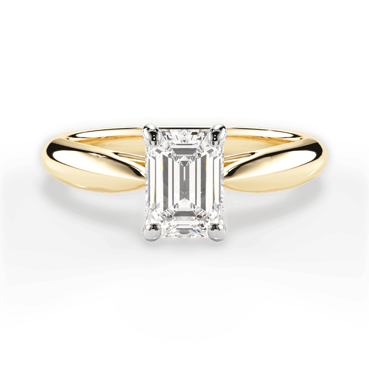 14kt Yellow Gold/18kt Yellow Gold/emerald/top sku 1ECZ7241