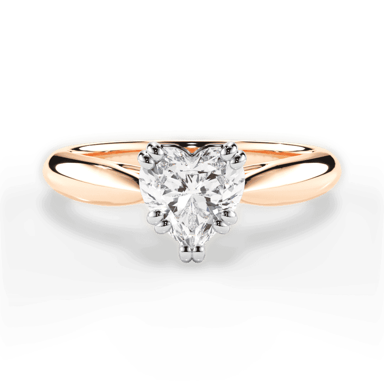 14kt Rose Gold/18kt Rose Gold/heart/top sku 1HZ7242