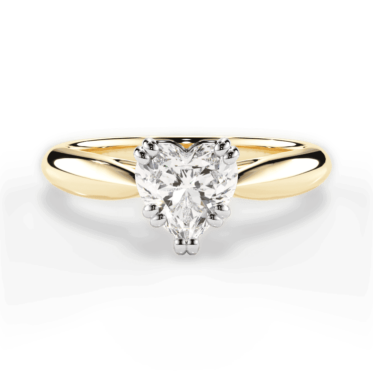 14kt Yellow Gold/18kt Yellow Gold/heart/top sku 1HZ7242