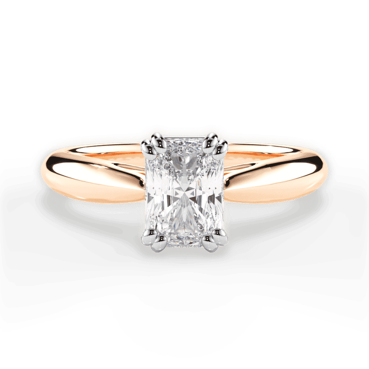14kt Rose Gold/18kt Rose Gold/radiant/top sku 1RAZ7242