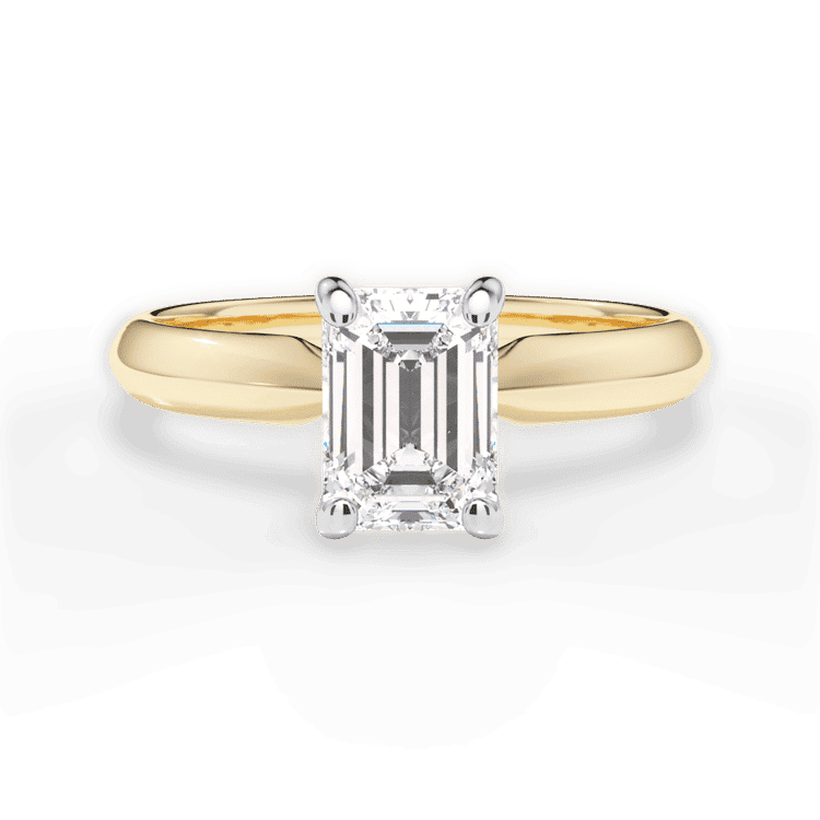 14kt Yellow Gold/18kt Yellow Gold/emerald/top sku 1ECZ7261