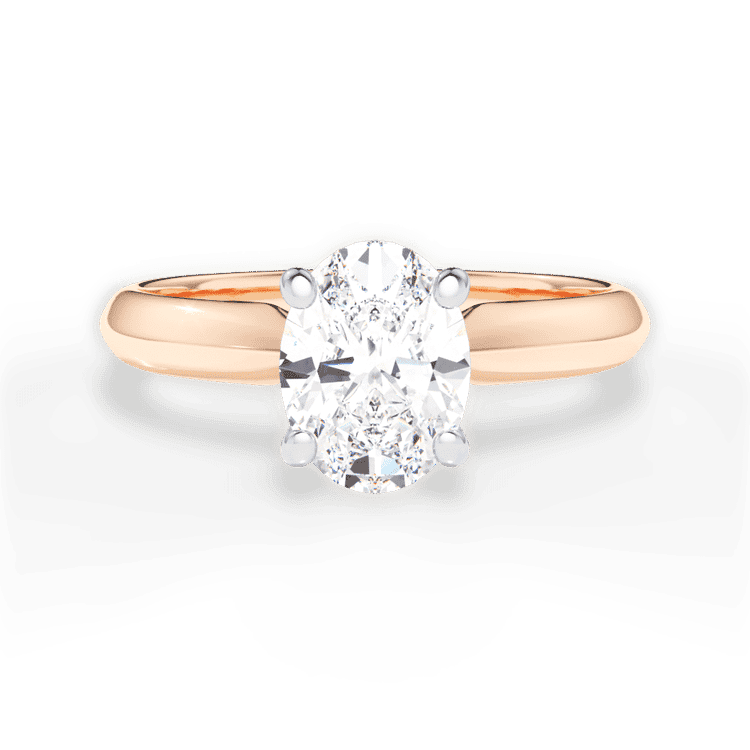 14kt Rose Gold/18kt Rose Gold/oval/top sku 1OZ7261