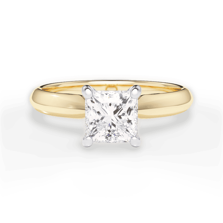 14kt Yellow Gold/18kt Yellow Gold/princess/top sku 1PCZ7261