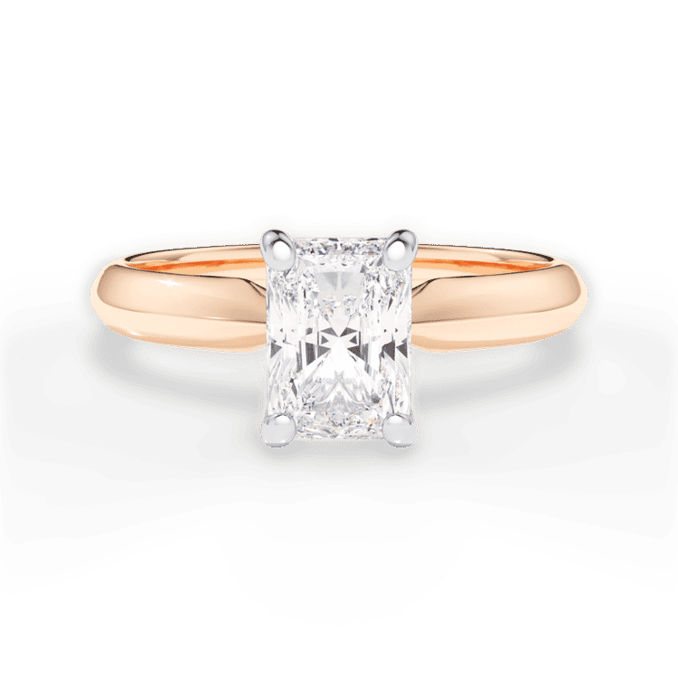 14kt Rose Gold/18kt Rose Gold/radiant/top sku 1RAZ7261