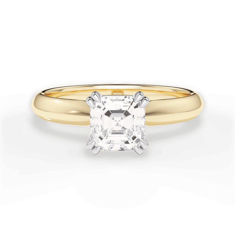 14kt Yellow Gold/18kt Yellow Gold/asscher/top sku 1ASZ7262