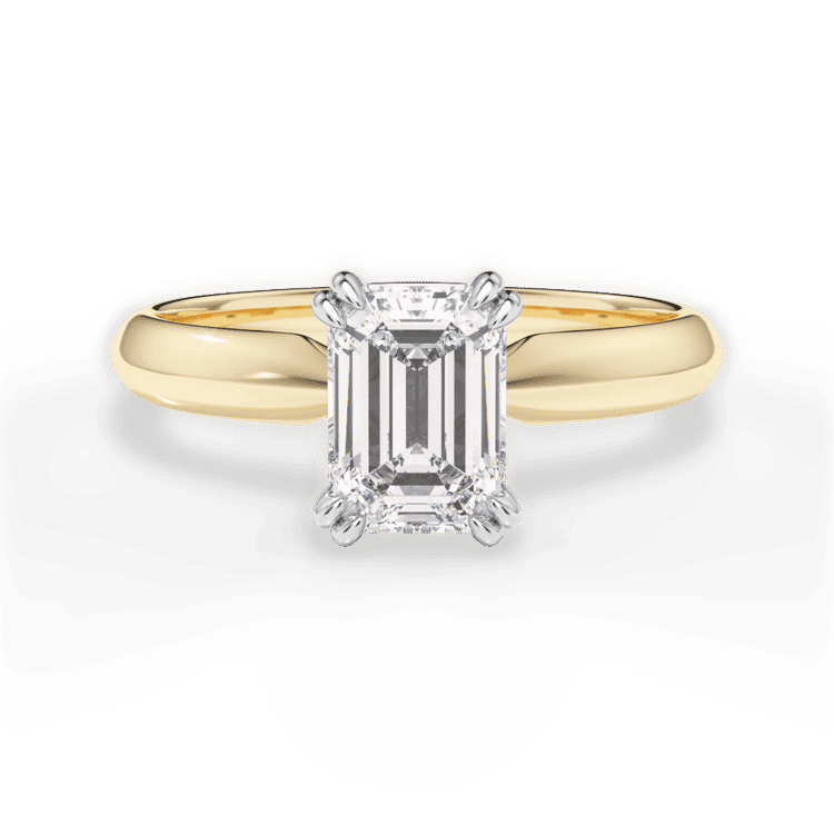 14kt Yellow Gold/18kt Yellow Gold/emerald/top sku 1ECZ7262