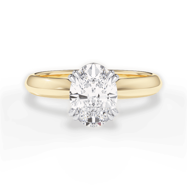 14kt Yellow Gold/18kt Yellow Gold/oval/top sku 1OZ7262