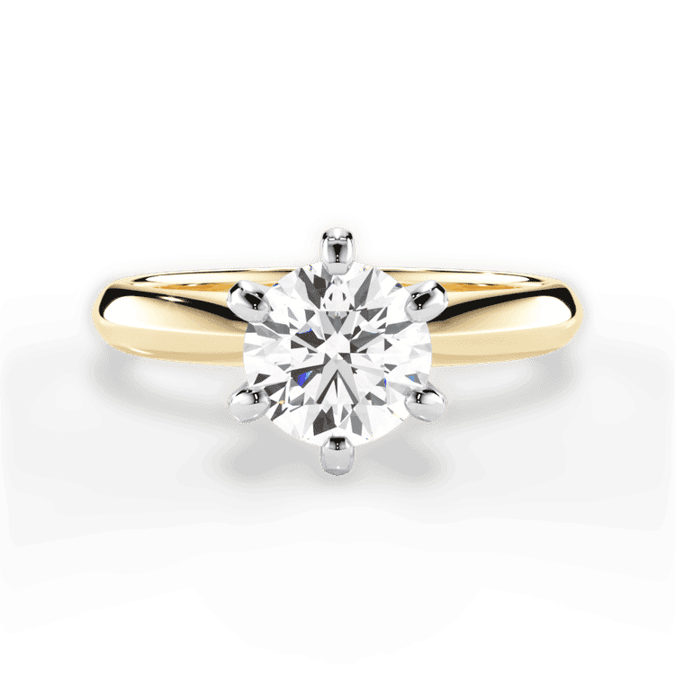 14kt Yellow Gold/18kt Yellow Gold/round/top sku 1RZ7265