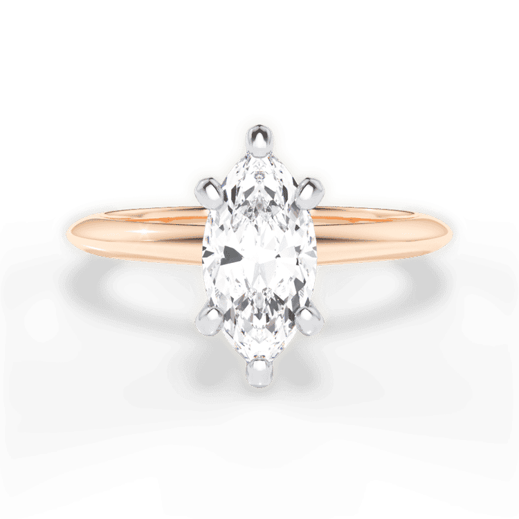 14kt Rose Gold/18kt Rose Gold/marquise/top sku 1MZ7286