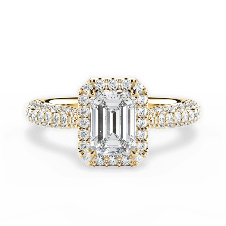 14kt Yellow Gold/18kt Yellow Gold/emerald/top sku 1ECZ1349