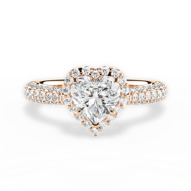 14kt Rose Gold/18kt Rose Gold/heart/top sku 1HZ1349