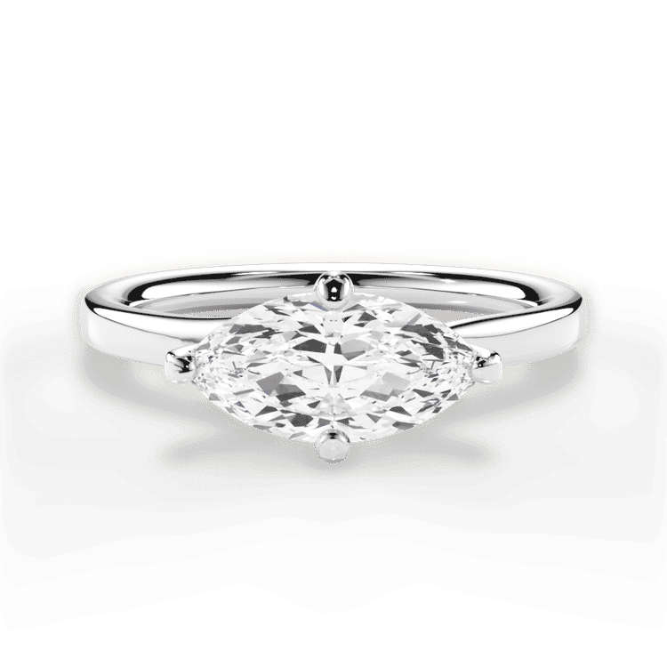 14kt White Gold/18kt White Gold/Platinum/marquise/top sku 1MZ4765