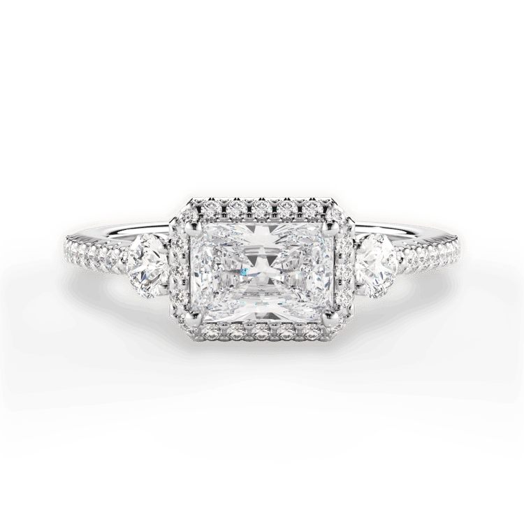 14kt White Gold/18kt White Gold/Platinum/radiant/top sku 1RAZ3787