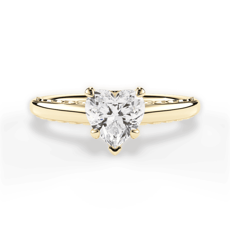 14kt Yellow Gold/18kt Yellow Gold/heart/top sku 1HZ2850