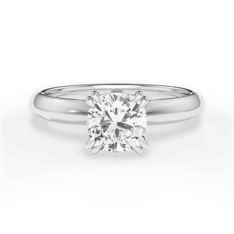 14kt White Gold/18kt White Gold/Platinum/cushion/top sku 1CUZ7262