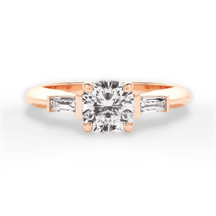 14kt Rose Gold/18kt Rose Gold/cushion/top sku 1CUZ1013