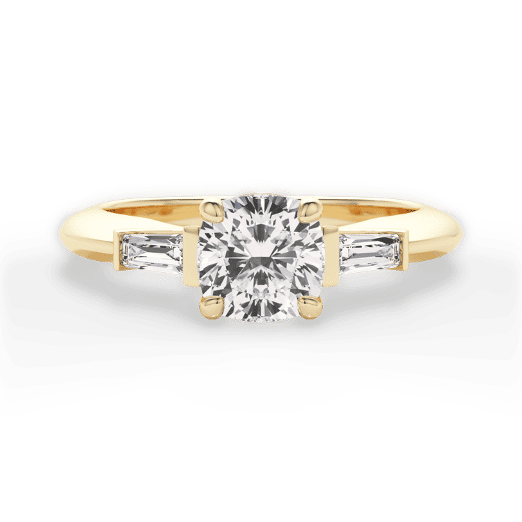 14kt Yellow Gold/18kt Yellow Gold/cushion/top sku 1CUZ1013