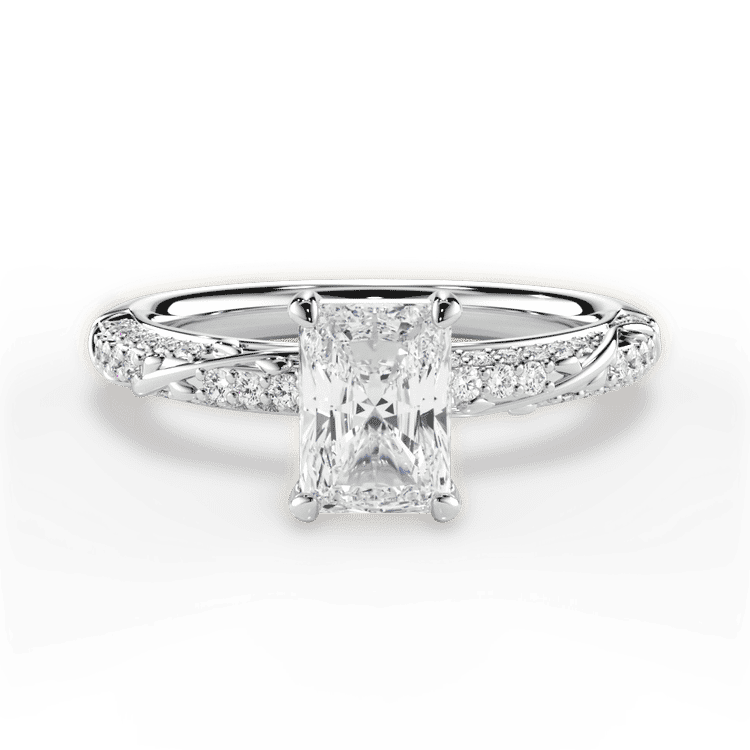 14kt White Gold/18kt White Gold/Platinum/radiant/top sku 1RAZ4739