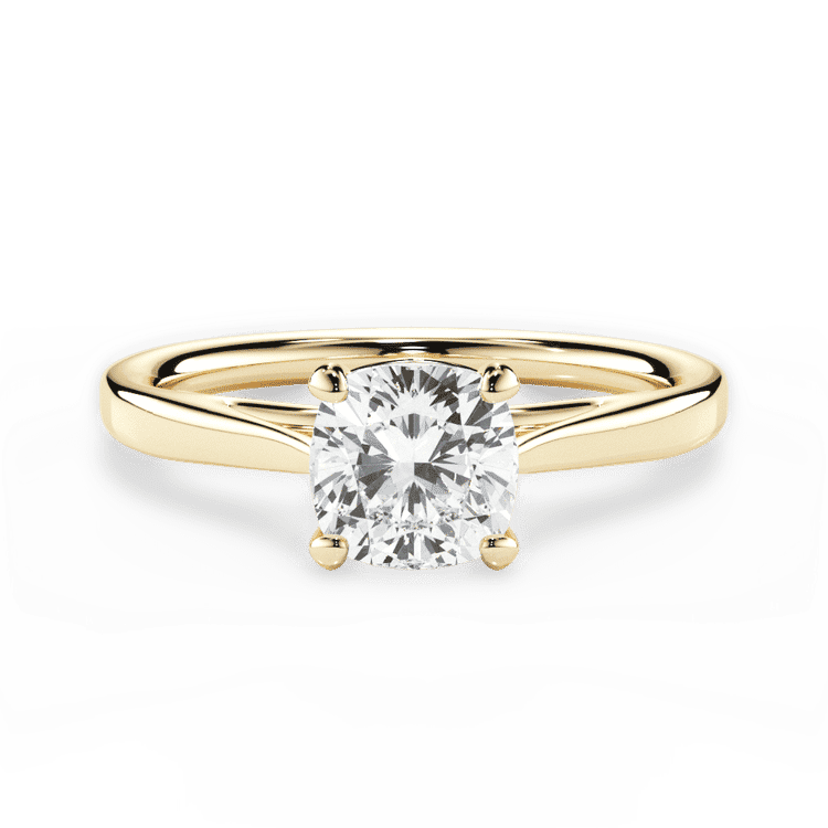 14kt Yellow Gold/18kt Yellow Gold/cushion/top sku 1CUZ1407