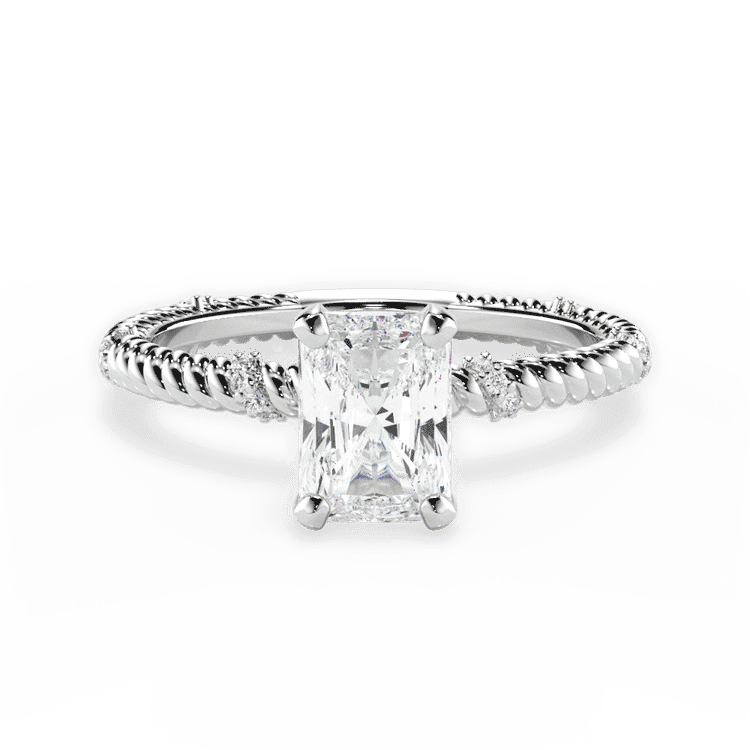 14kt White Gold/18kt White Gold/Platinum/radiant/top sku 1RAZ1400