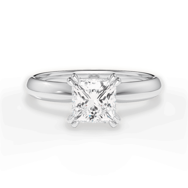 14kt White Gold/18kt White Gold/Platinum/princess/top sku 1PCZ7262