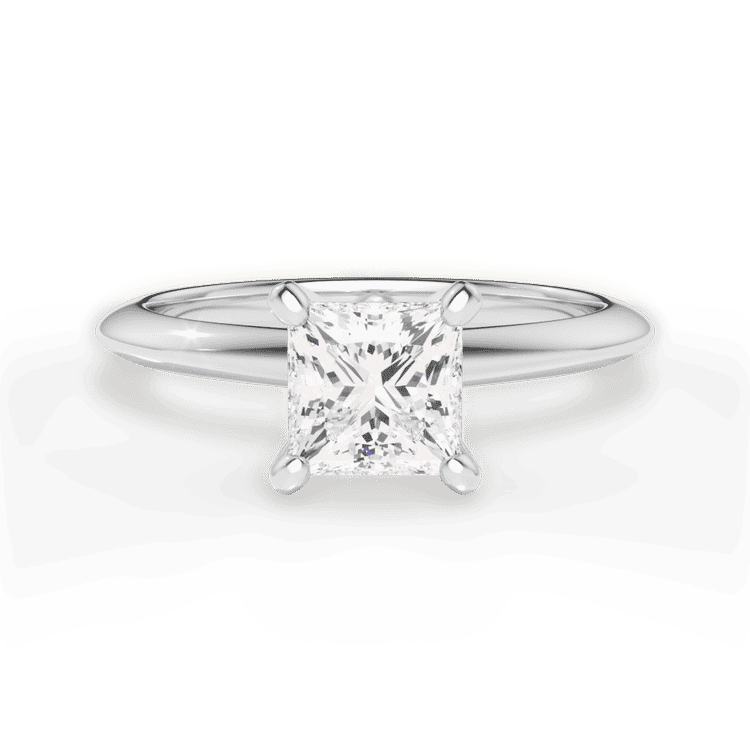 14kt White Gold/18kt White Gold/Platinum/princess/top sku 1PCZ7286