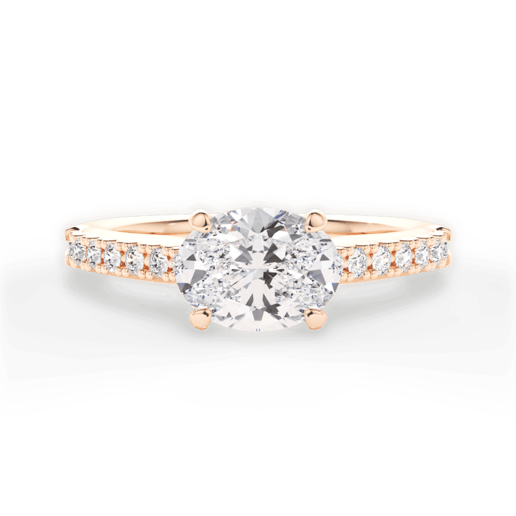 14kt Rose Gold/18kt Rose Gold/oval/top sku 1OZ2496