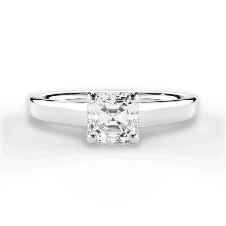 14kt White Gold/18kt White Gold/Platinum/asscher/top sku 1ASZ1178