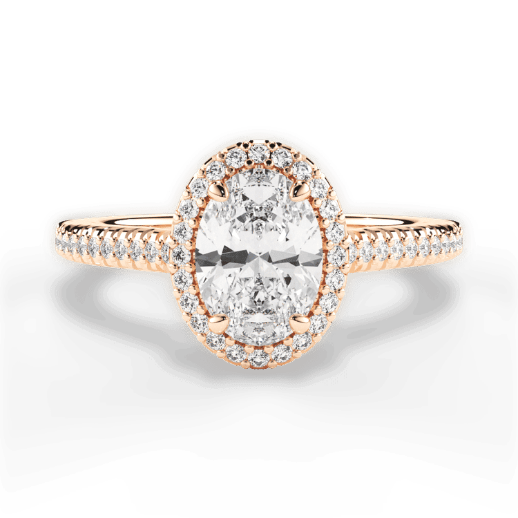 14kt Rose Gold/18kt Rose Gold/oval/top sku 1OZ3702