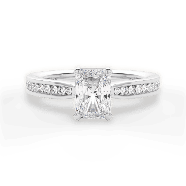 14kt White Gold/18kt White Gold/Platinum/radiant/top sku 1RAZ3447