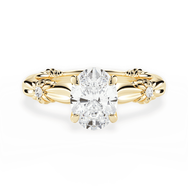 14kt Yellow Gold/18kt Yellow Gold/oval/top sku 1OZ4754