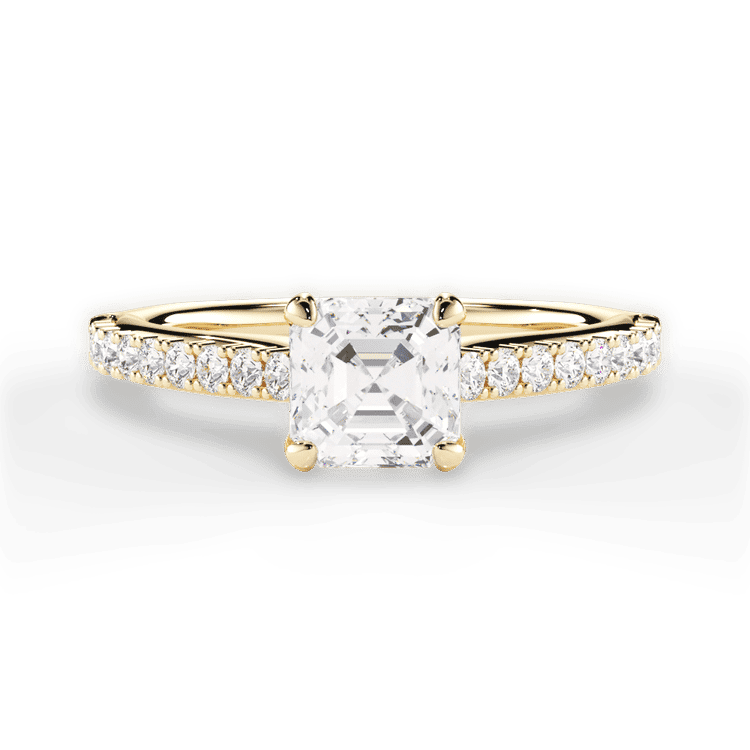 14kt Yellow Gold/18kt Yellow Gold/asscher/top sku 1ASZ2498