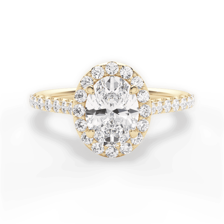 14kt Yellow Gold/18kt Yellow Gold/oval/top sku 1OZ1323