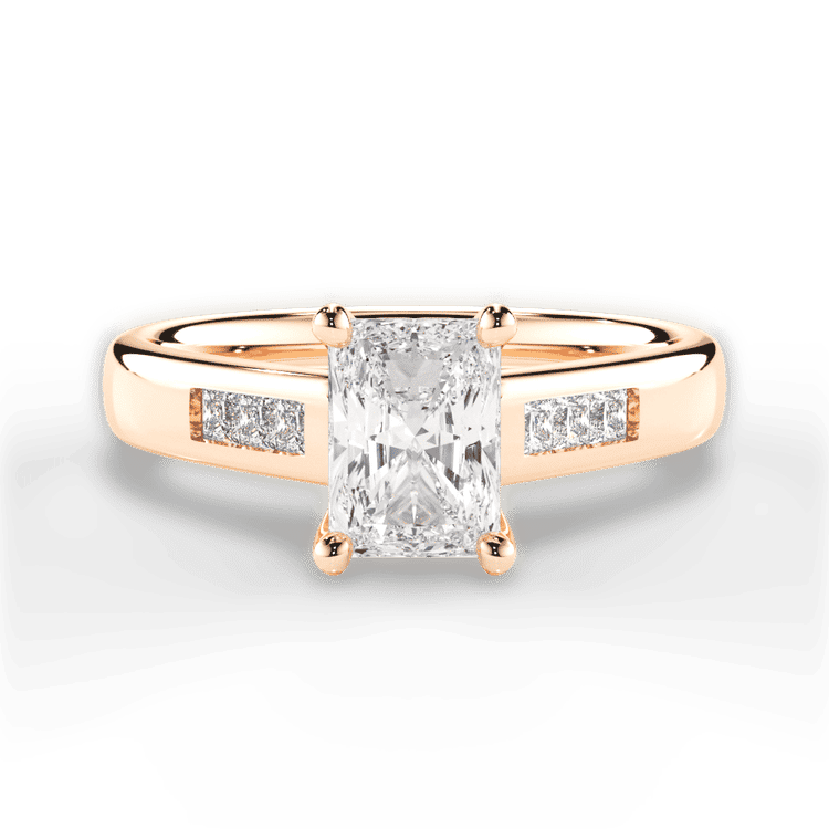 14kt Rose Gold/18kt Rose Gold/radiant/top sku 1RAZ1193