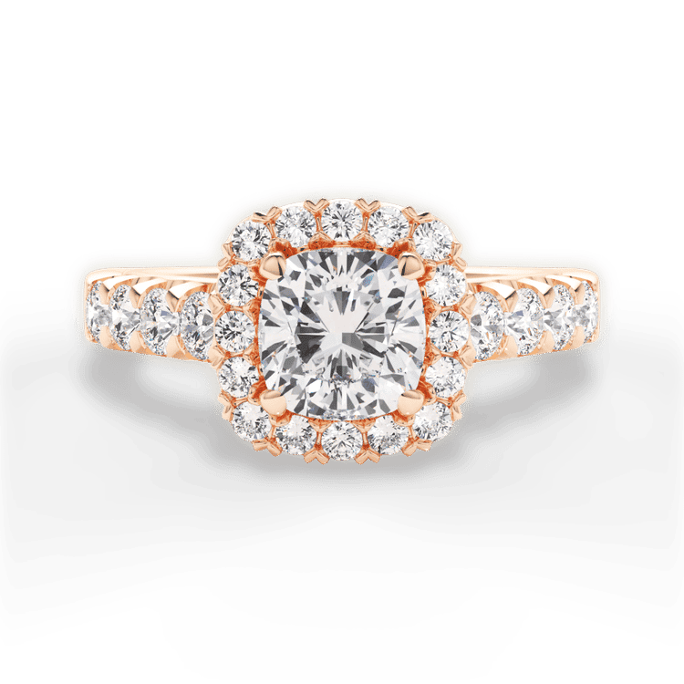 14kt Rose Gold/18kt Rose Gold/cushion/top sku 1CUZ2817