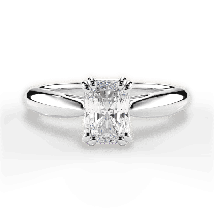 14kt White Gold/18kt White Gold/Platinum/radiant/top sku 1RAZ7242
