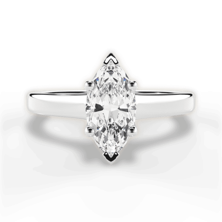 14kt White Gold/18kt White Gold/Platinum/marquise/top sku 1MZ1178
