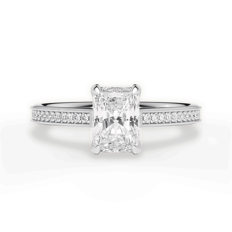 14kt White Gold/18kt White Gold/Platinum/radiant/top sku 1RAZ1963