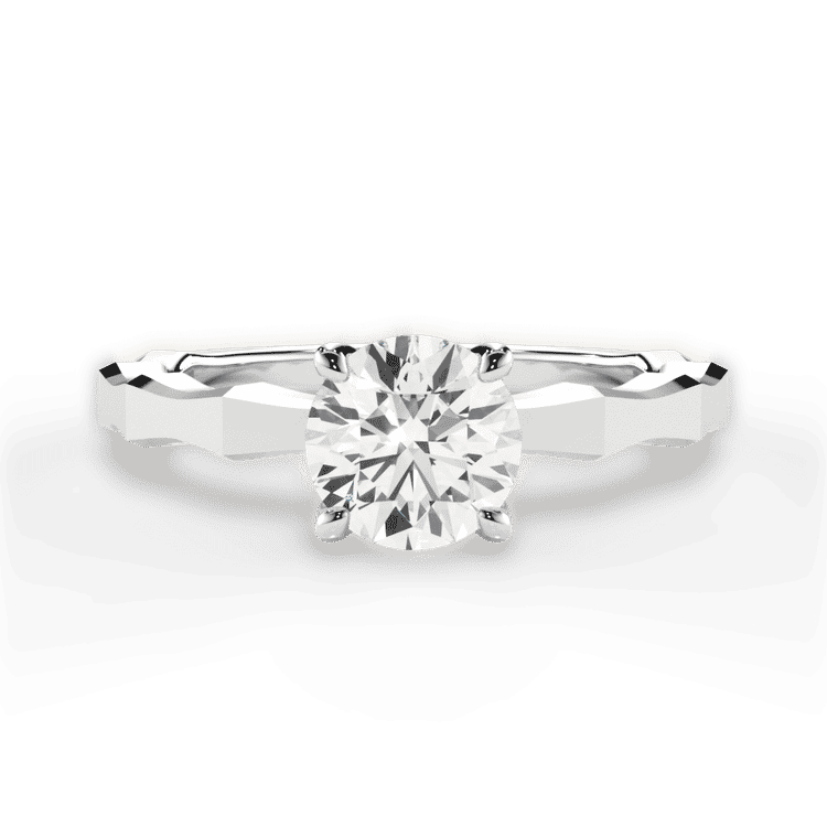 14kt White Gold/18kt White Gold/Platinum/round/top sku 1RZ1360