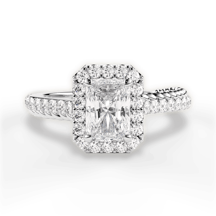 14kt White Gold/18kt White Gold/Platinum/radiant/top sku 1RAZ1520