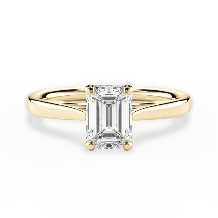 14kt Yellow Gold/18kt Yellow Gold/emerald/top sku 1ECZ1407
