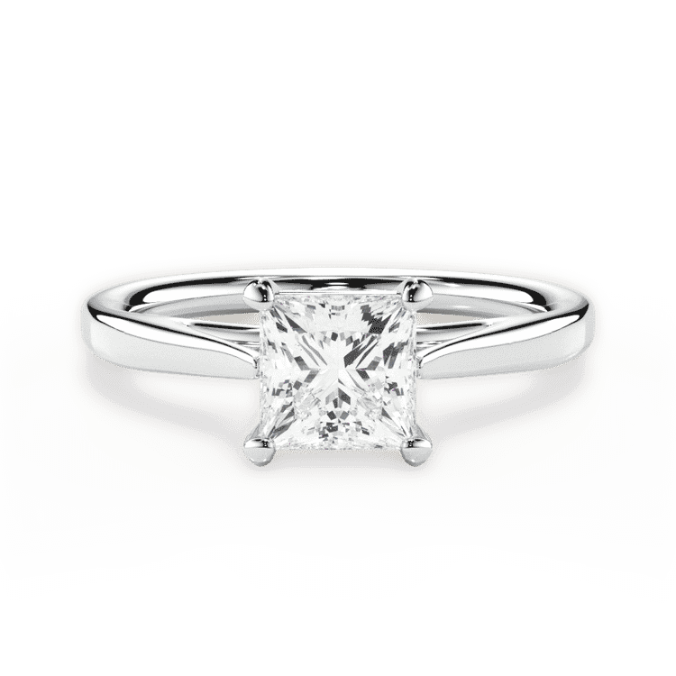 14kt White Gold/18kt White Gold/Platinum/princess/top sku 1PCZ1407