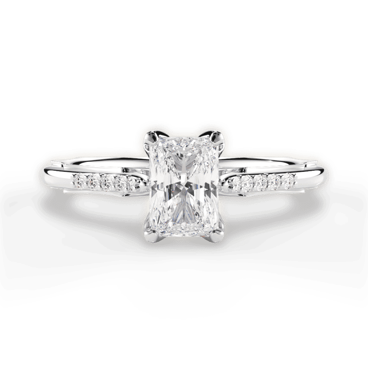 14kt White Gold/18kt White Gold/Platinum/radiant/top sku 1RAZ2841