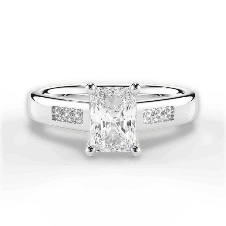 14kt White Gold/18kt White Gold/Platinum/radiant/top sku 1RAZ1193