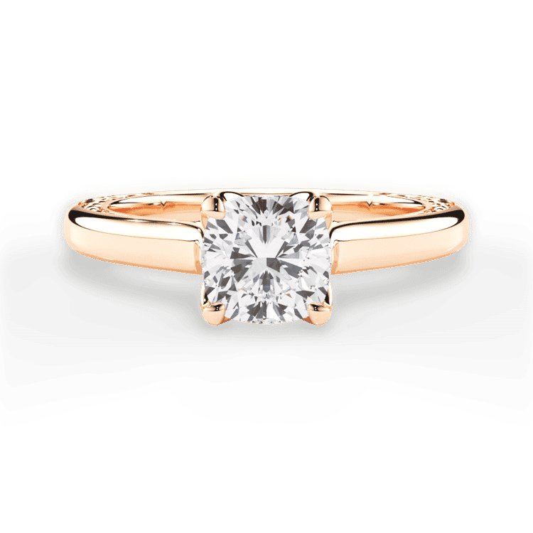 14kt Rose Gold/18kt Rose Gold/cushion/top sku 1CUZ2828