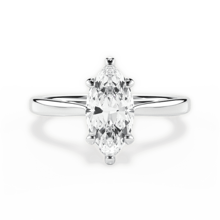 14kt White Gold/18kt White Gold/Platinum/marquise/top sku 1MZ1407