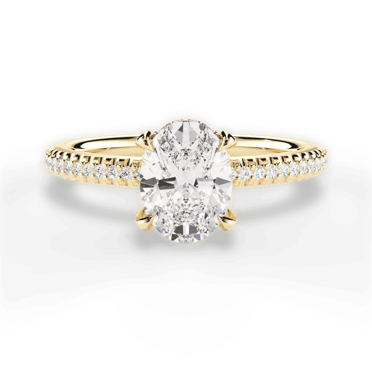 14kt Yellow Gold/18kt Yellow Gold/oval/top sku 1OZ1415