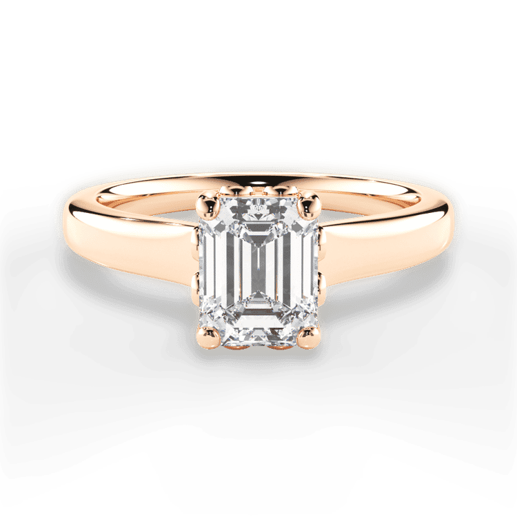 14kt Rose Gold/18kt Rose Gold/emerald/top sku 1ECZ2465