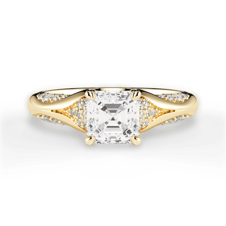 14kt Yellow Gold/18kt Yellow Gold/asscher/top sku 1ASZ1180